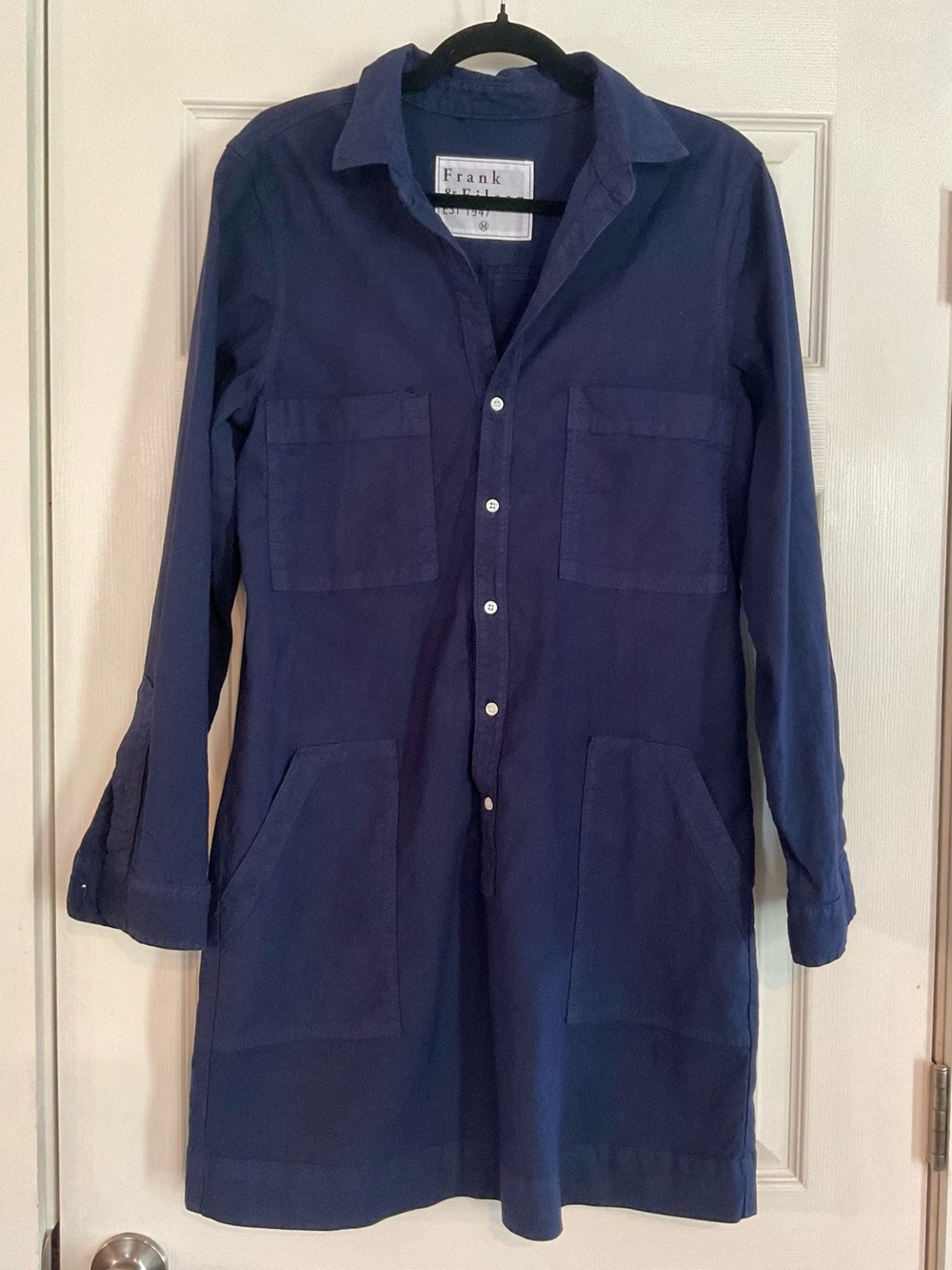 Frank & Eileen Southern Ireland  dress in Navy  size M - Picture 3 of 6